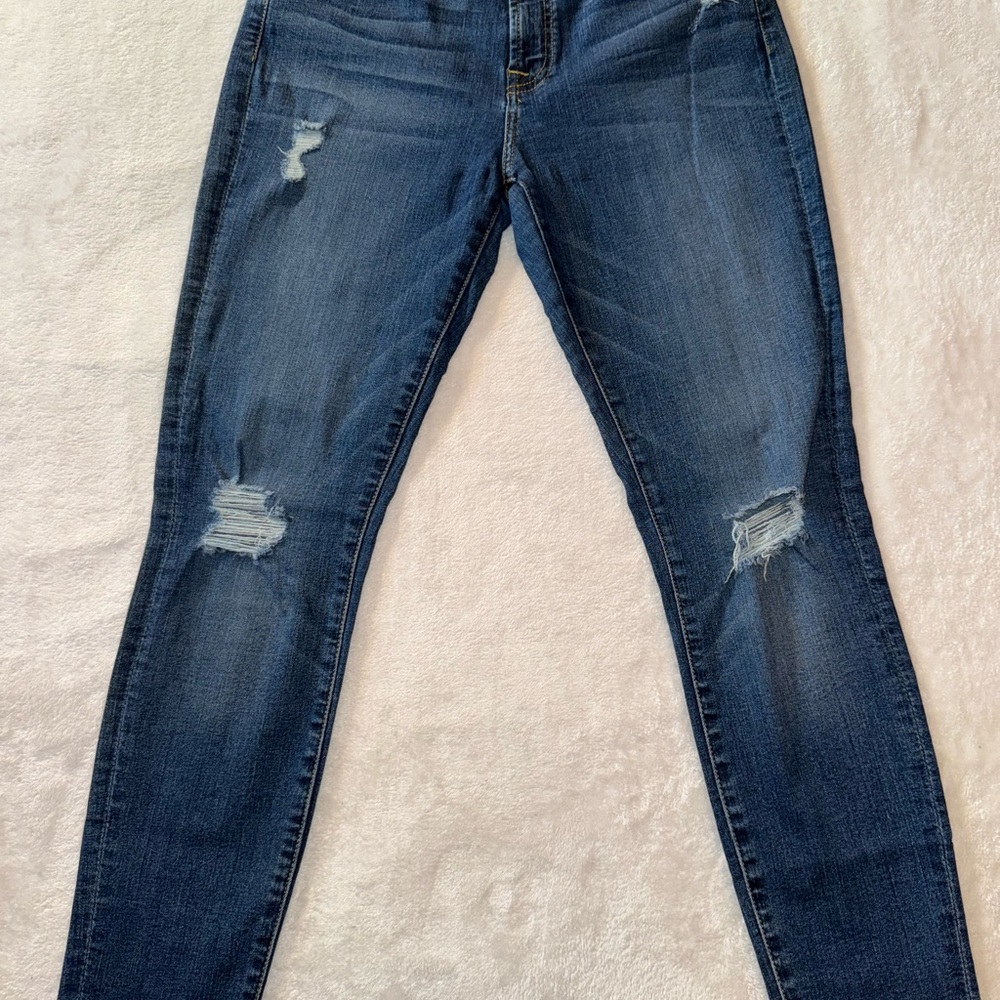 7 For All Mankind Women's Dark Blue Skinny Jeans ankle Gwenevere size 29